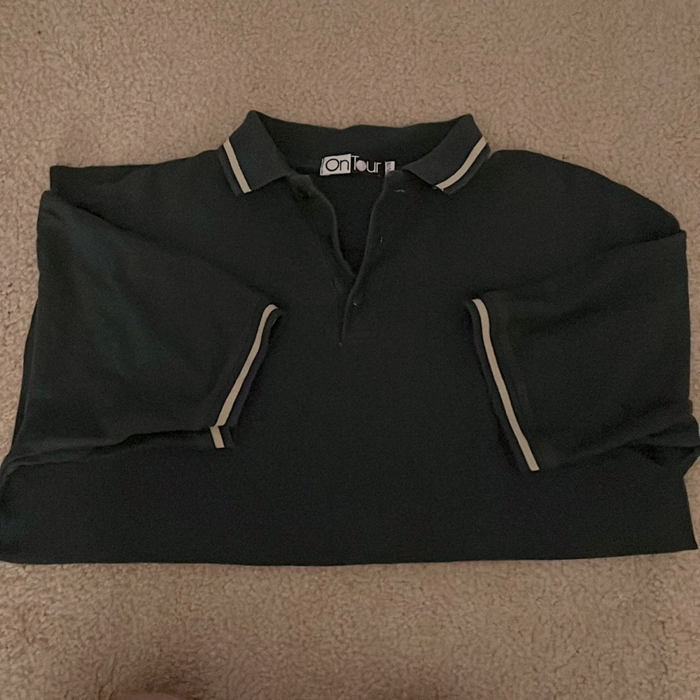 Green polo Golf shirt 2XL